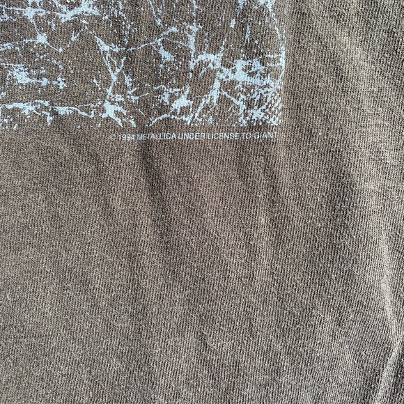 Vintage 1994 Metallica Shirt Size L - Picture 3 of 5